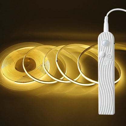 Dual Mode Adjustable 5V COB LED Strip Motion Sensor Night Light, Smart Induction Lamp for Bathroom Bedroom Bedside Home Decor
