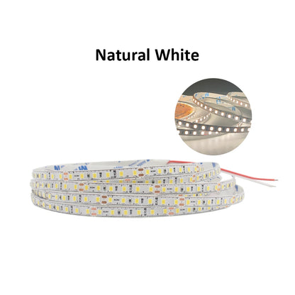 5M 10M 24V 2835 Full Spectrum LED Strip Light 120Leds/m IP20 Cold /Warm/Natural White Ra98 Flexible Ribbon Reading Work Lights